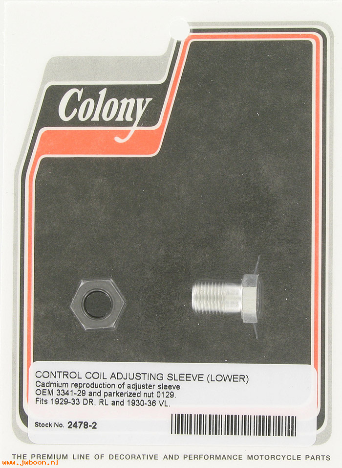 C 2478-2 ( 3341-29): Control coil adjusting sleeve, lower - VL '30-'36. DL, RL '29-'33