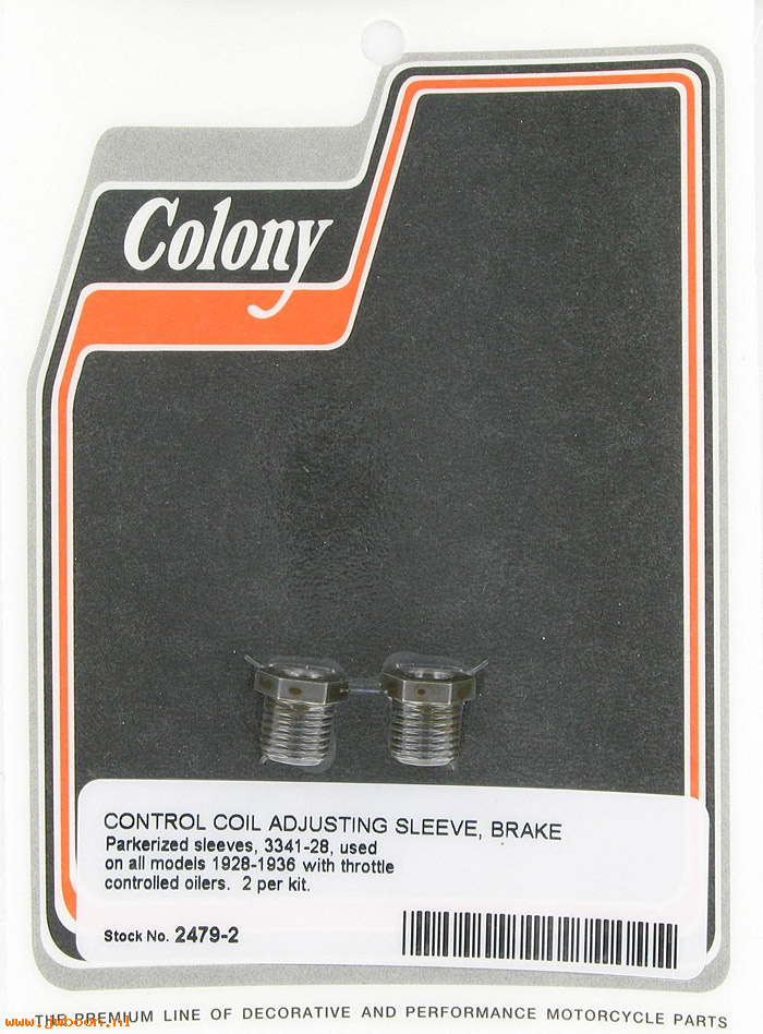 C 2479-2 ( 3341-28): Control coil adjusting sleeve, throttle controlled oilers '28-'36