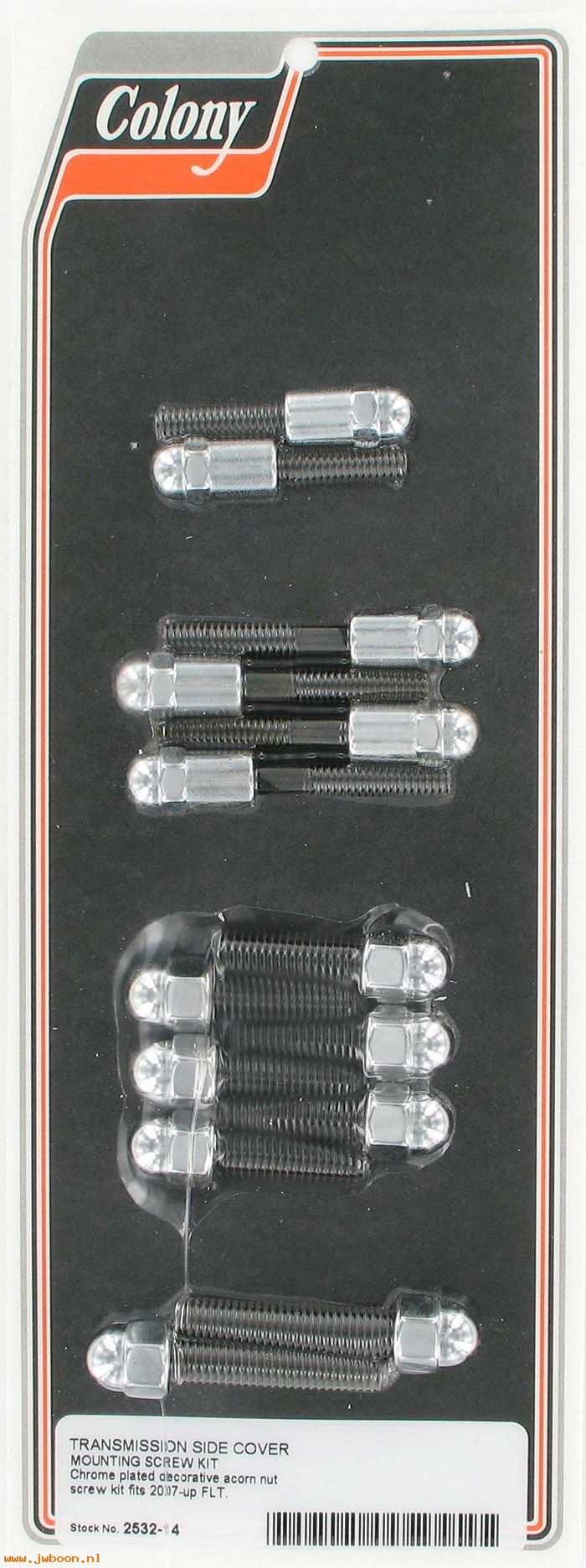 C 2532-14 (): Transmission side cover mounting kit - acorn, in stock - FLT '07-