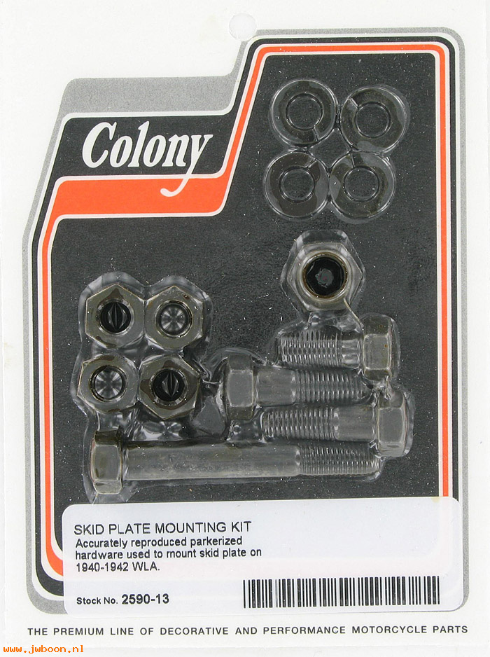 C 2590-13 (): Skid plate mounting kit - Liberator military WLA, WLC, in stock