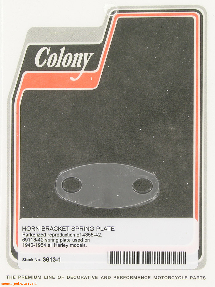 C 3613-1 (69118-42 / 4855-42): Spring plate, horn bracket - Springer forks '42-'57, in stock