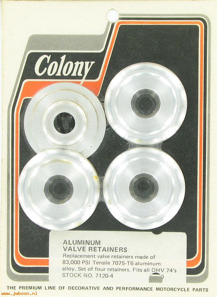 C 7120-4 (18221-36 / 170-36): Collar, valve spring, upper (4) - OHV '36-'81, in stock, Colony