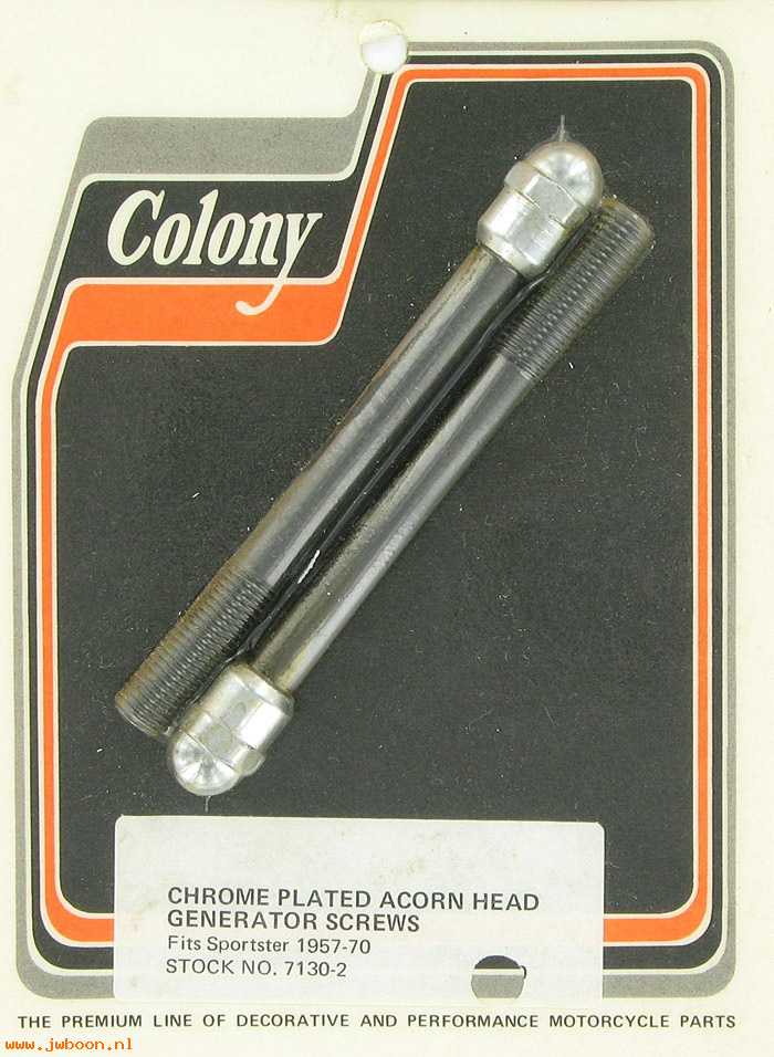 C 7130-2 (): Generator screws (2) - Ironhead Sportster XL's '57-'70, in stock