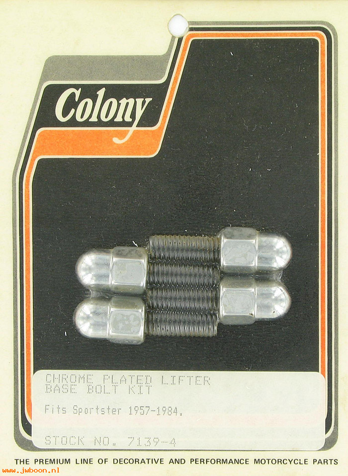C 7139-4 (): Lifter base bolts (4) - Ironhead Sportster XL's '57-'85, in stock