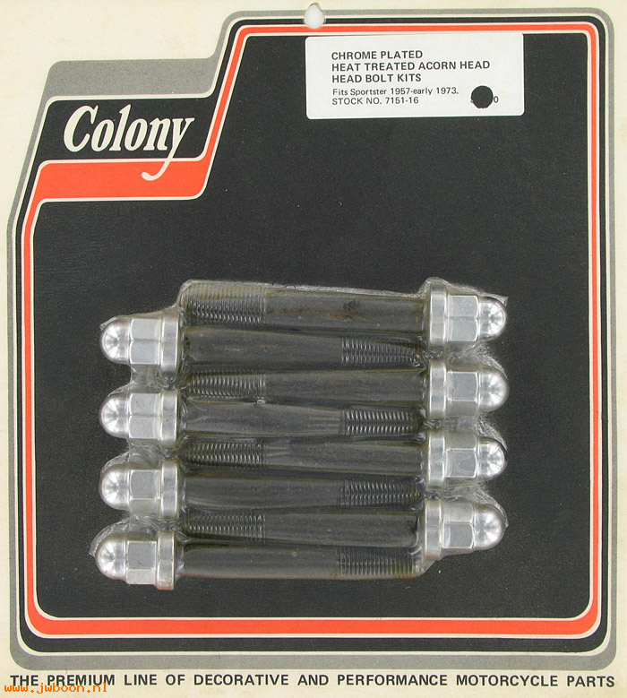 C 7151-16 (): Head bolt set - Ironhead Sportster XL 57-e73, in stock, Colony