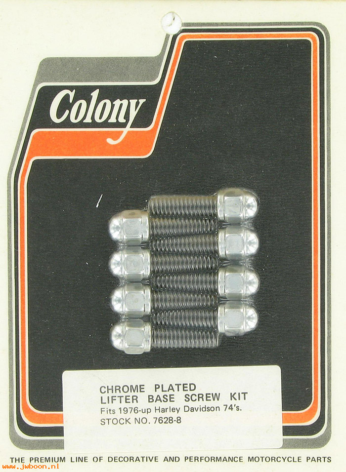 C 7628-8 (): Lifter base screw kit - Big Twins '76-  , in stock, Colony