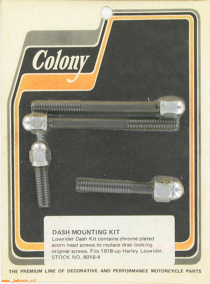 C 8016-4 (): Dash mounting kit - FX '77-'85, in stock, Colony