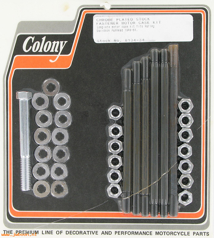 C 8134-34 (): Motor case kit, stock - Big Twins Panhead '48-'64,in stock,Colony