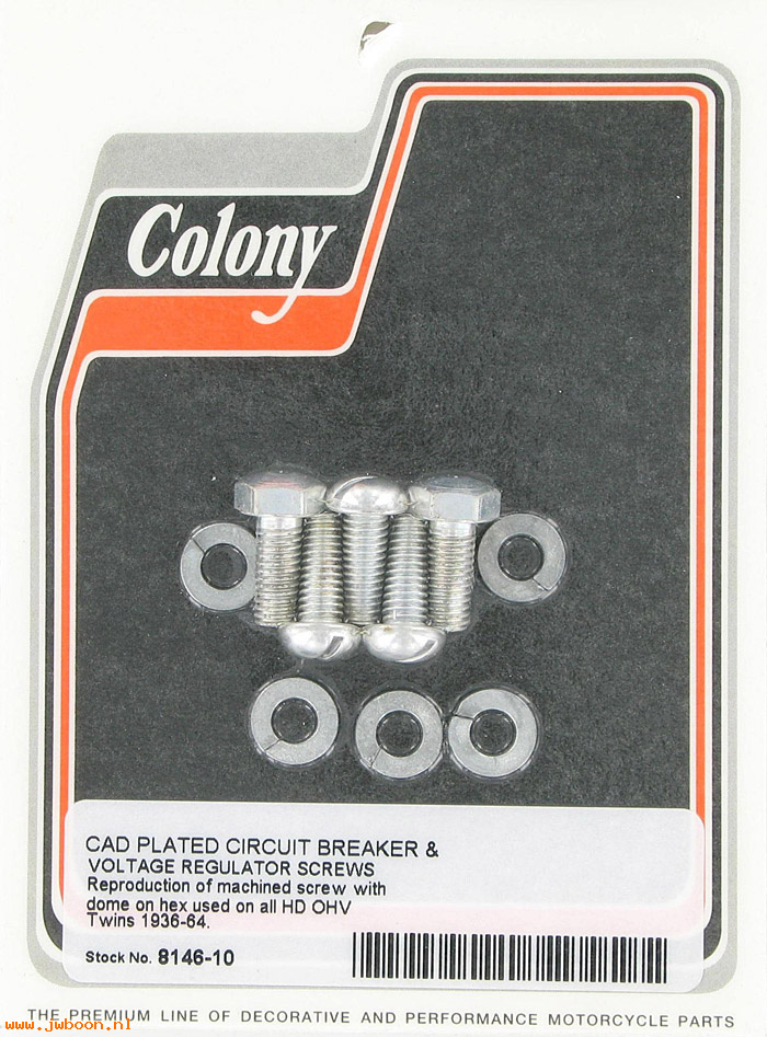 C 8146-10 (    3754 3779 2762W): Circuit breaker & relay mtg screws - OHV EL,FL 36-57, in stock