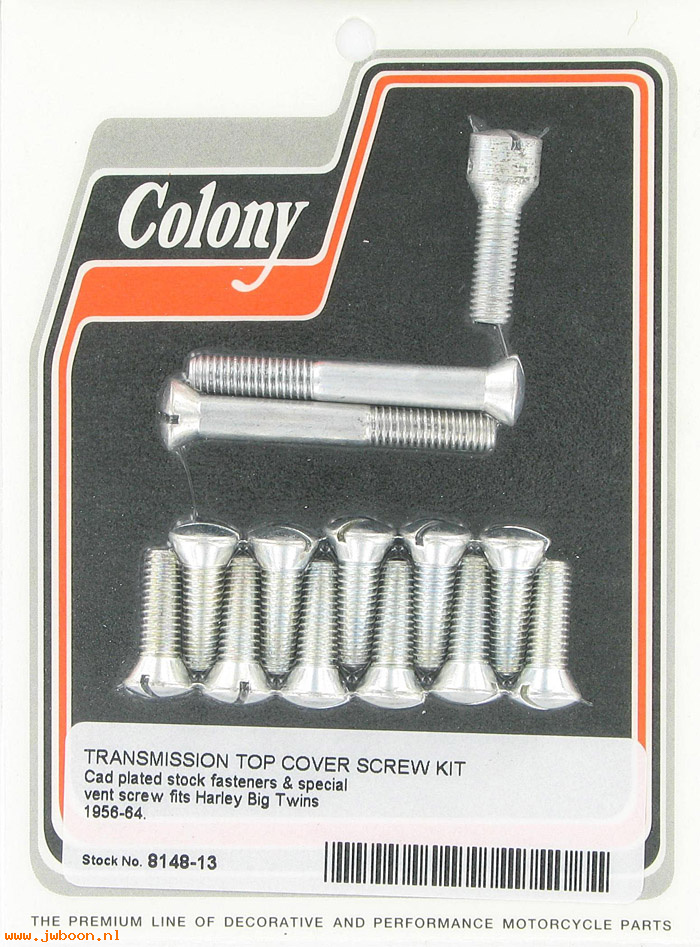 C 8148-13 (    2333 / 2349): Trans top cover screw kit w.vent screw - Big Twins 36-64,in stock