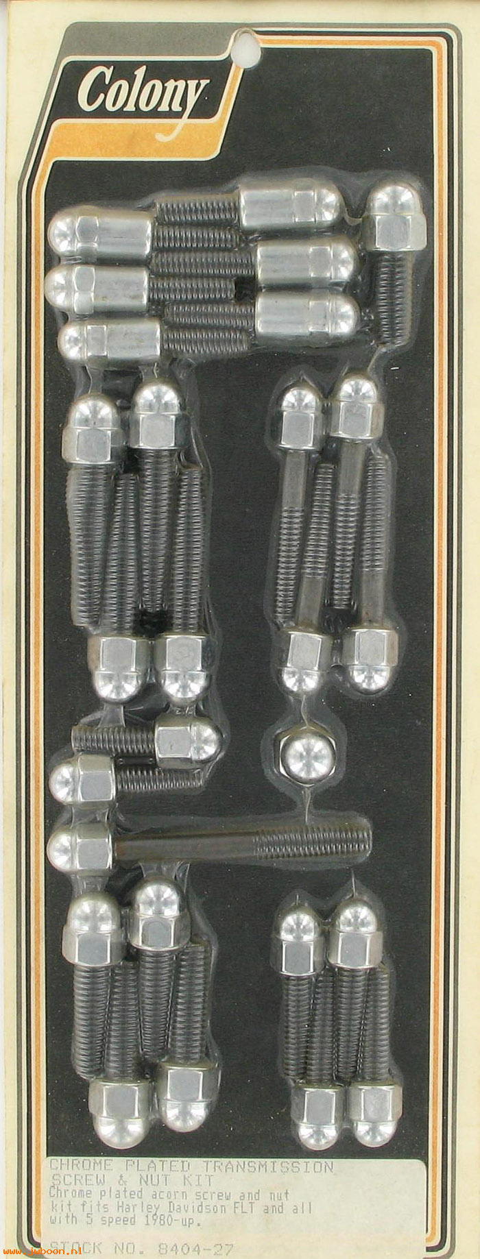 C 8404-27 (): Transmission screw & nut kit - FLT '80-'85, and 5-speed, in stock
