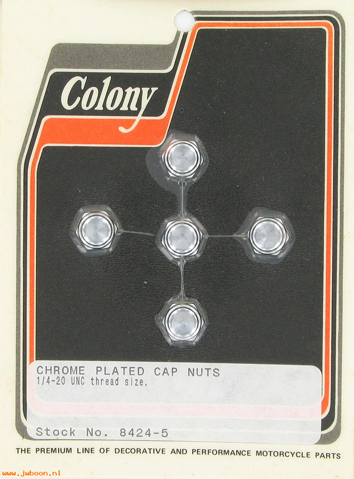 C 8424-5 (): Cap nuts 1/4"-20 UNC, Colony in stock