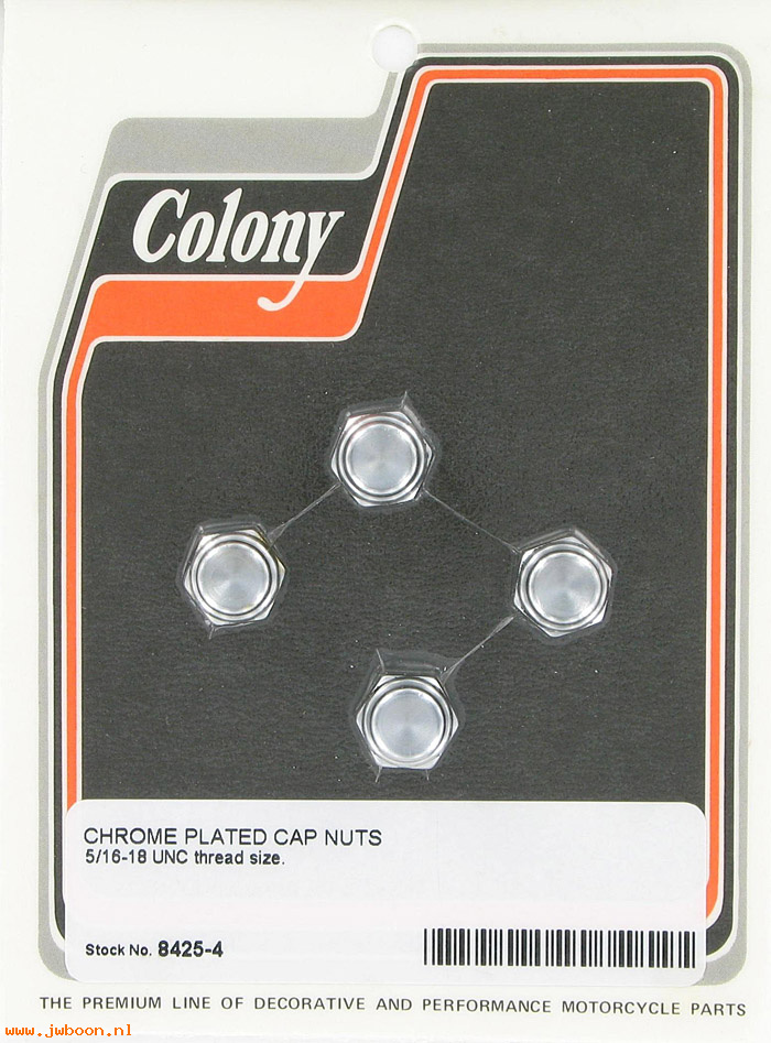 C 8425-4 (): Cap nuts 5/16"-18 UNC, Colony in stock