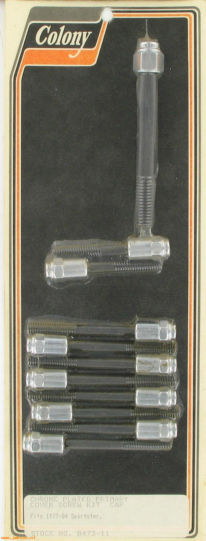 C 8473-11 (): Primary cover screw kit - Ironhead Sportster XL '77-'85, in stock