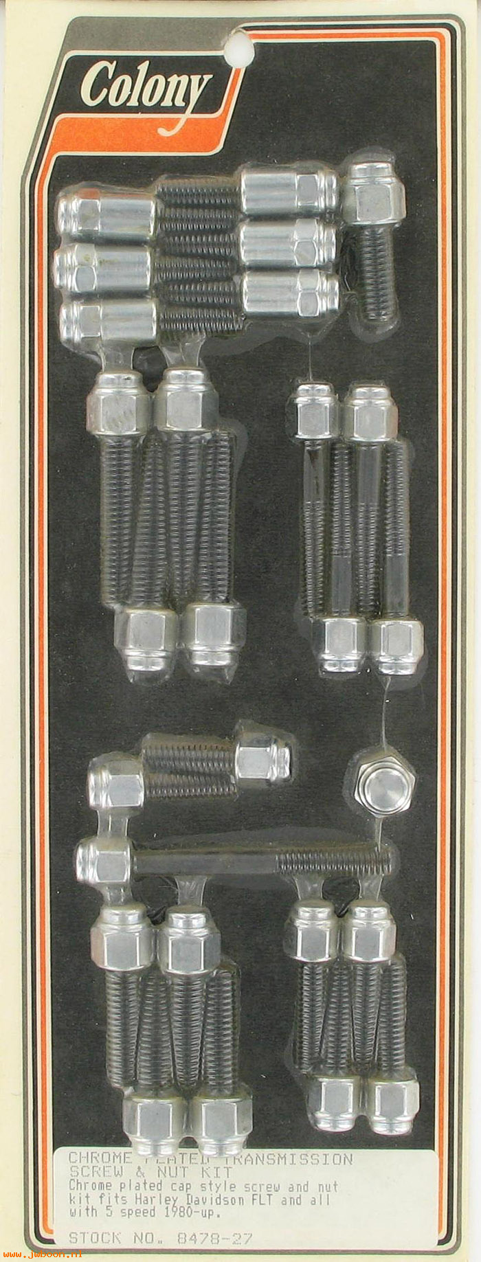 C 8478-27 (): Transmission mounting screws - FLT '80-'85, and 5-speed, in stock