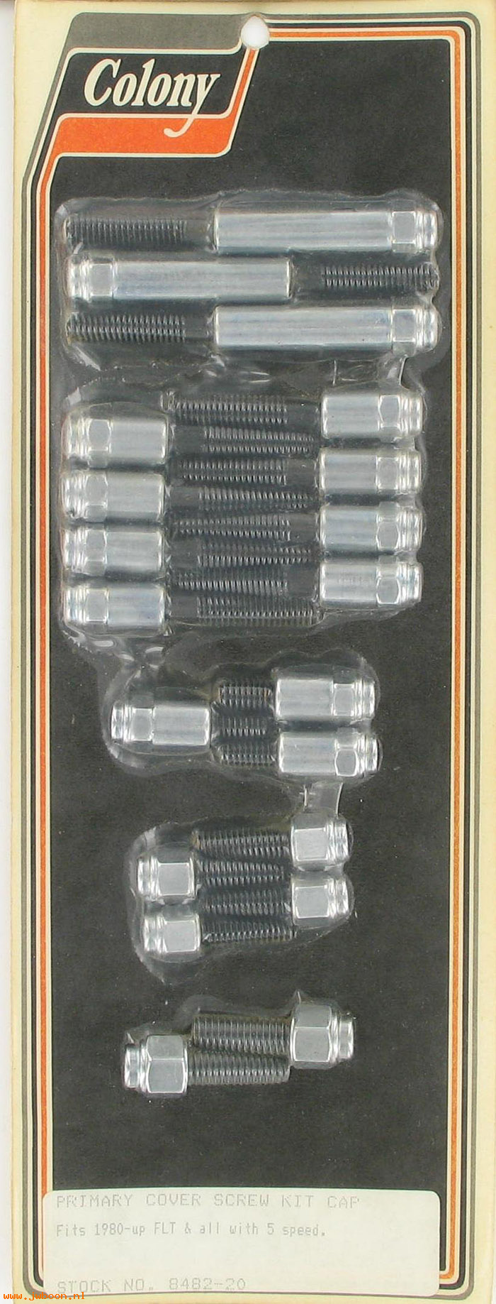 C 8482-20 (): Primary cover screws - Big Twins '80-'84, 5-speed,Colony in stock