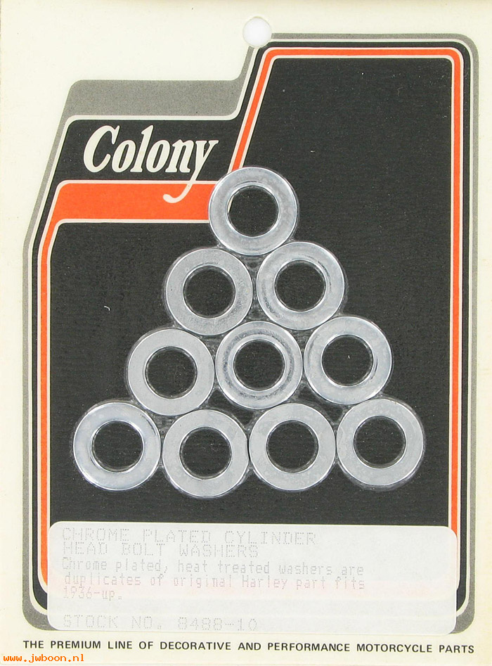 C 8488-10 (    6469 / 15-36): Cylinder head bolt washers - OHV EL, FL '36-'84, Colony in stock