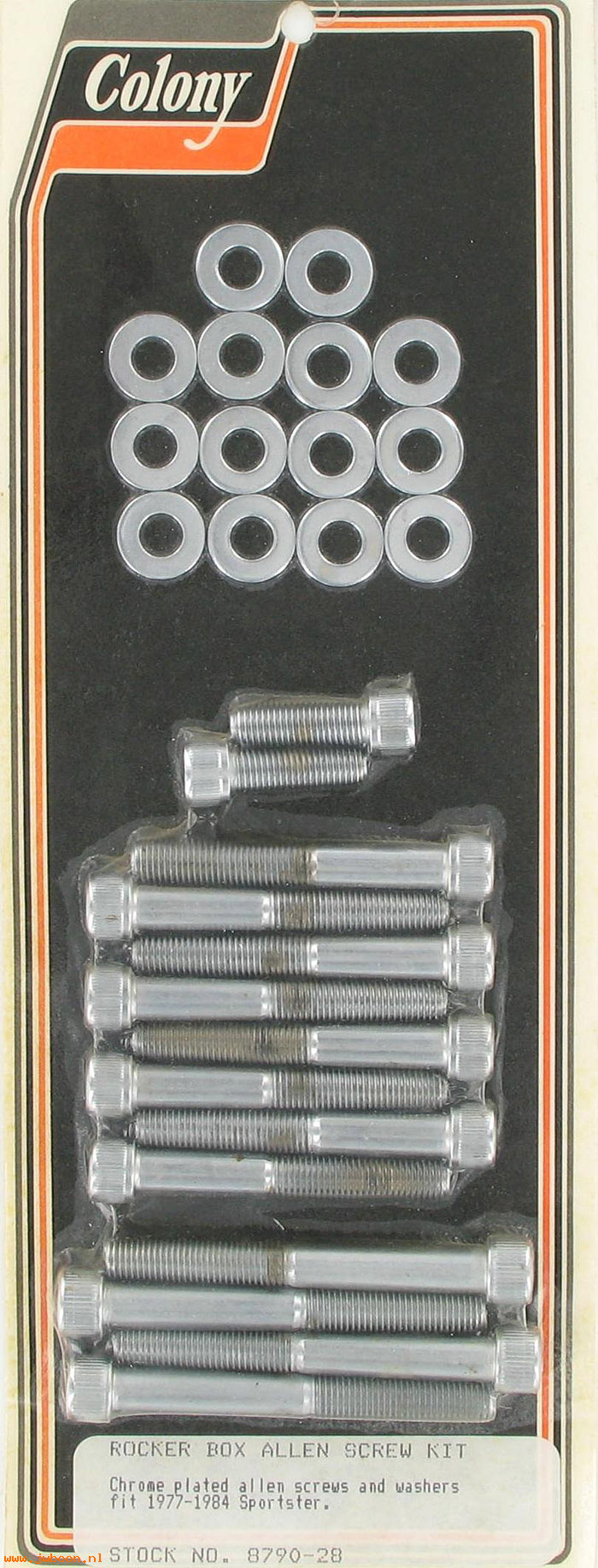 C 8790-28 (): Rocker box screw kit, Allen - Sporty XL 77-85, in stock, Colony
