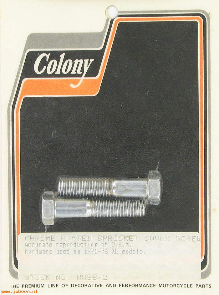 C 8888-2 (    4720W): Sprocket cover screws - Ironhead Sportster XL's '71-'76, in stock