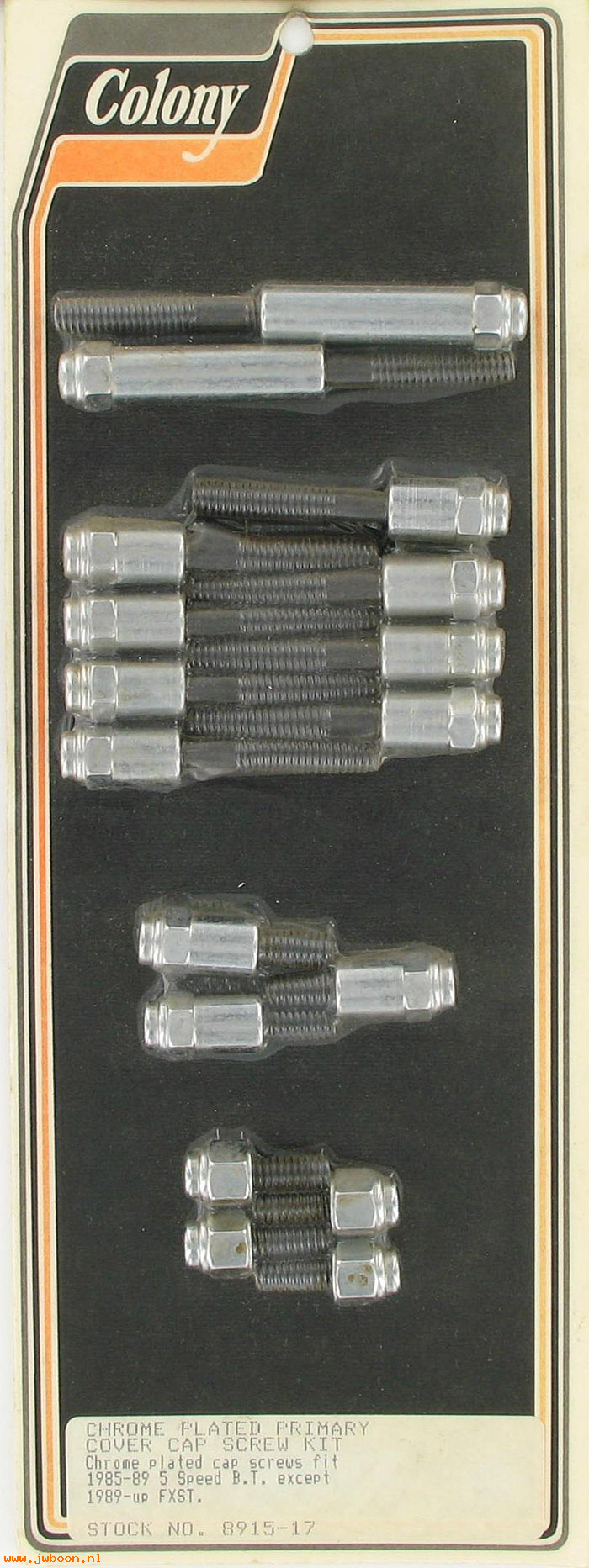 C 8915-17 (): Primary cover screw kit, cap, in stock - FLT 85-99. FXR 85-