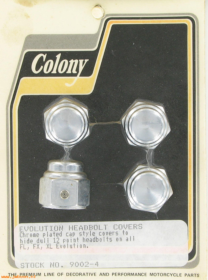 C 9002-4 (): Headbolt covers, cap - Big Twins FL, FX '84-early'85, in stock