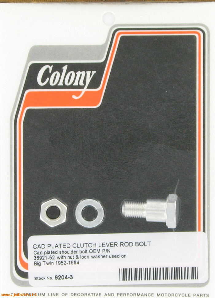 C 9204-3 (36921-52): Shoulder bolt, clutch lever rod - FL 52-64, foot clutch, in stock