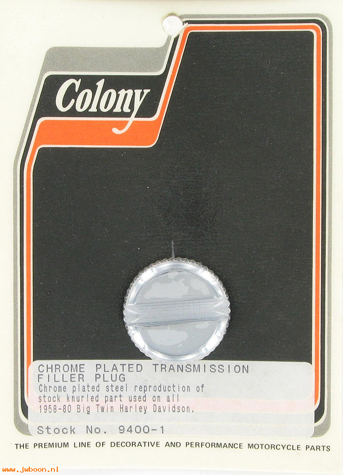 C 9400-1 (     701A): Transmission filler plug, stock knurled - FL, FX 58-e80, in stock