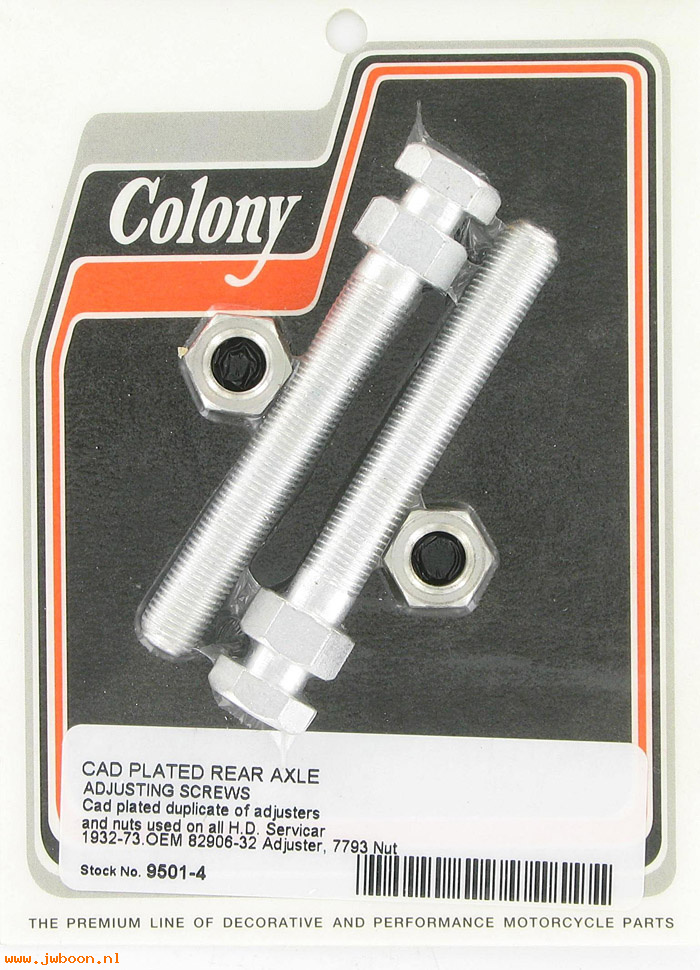 C 9501-4 (82906-32 / 2827-32): Rear axle adjusting screws (2) - 45" Servi-car '32-'73, in stock