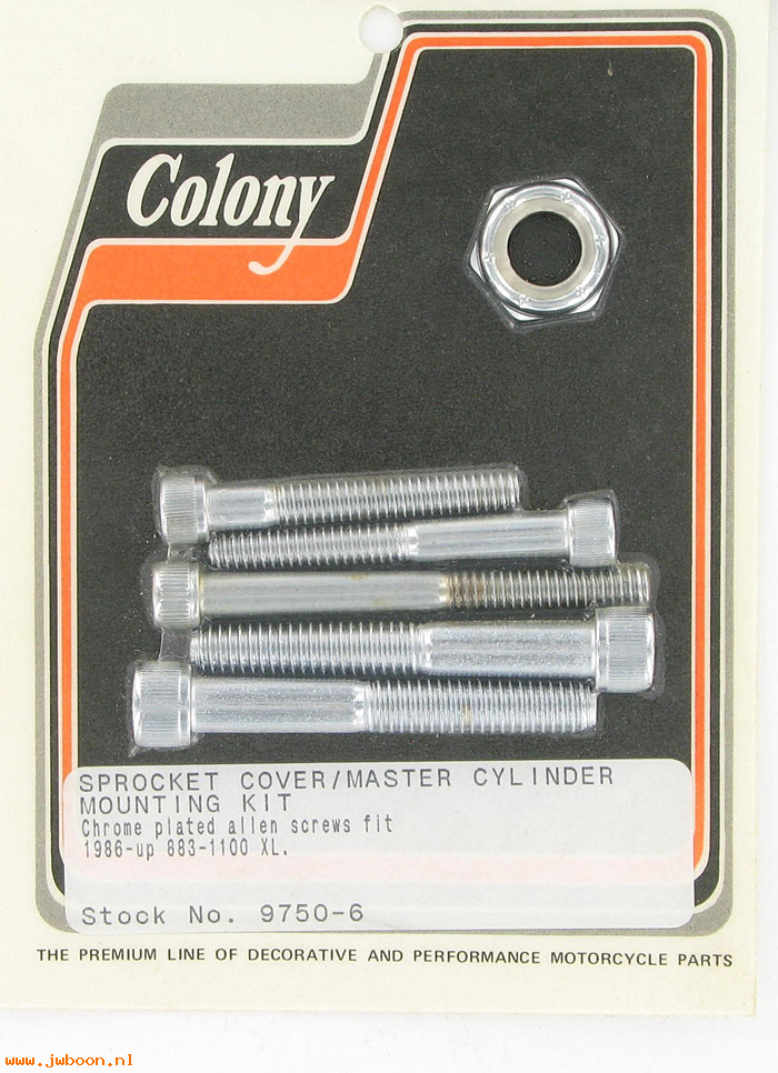 C 9750-6 (): Sprocket cover, master cylinder kit, Allen - XL's 86-03 in stock
