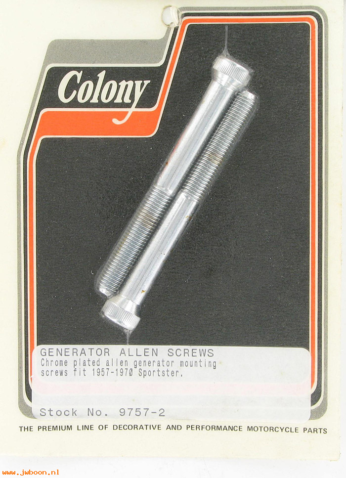 C 9757-2 (): Generator screws, Allen - K, KH, Ironhead XL '52-'70, in stock
