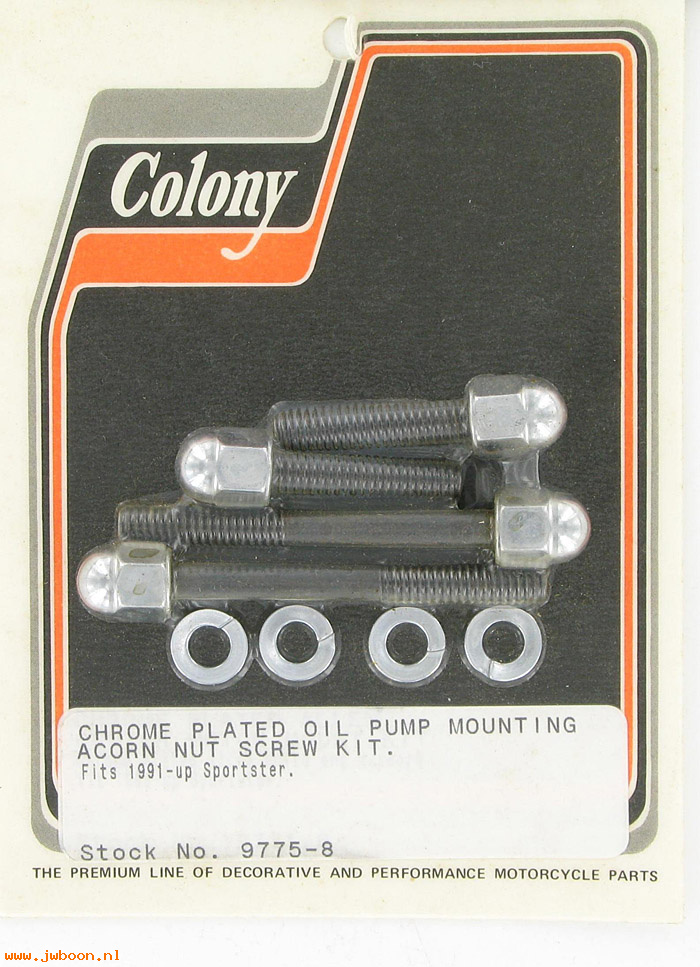 C 9775-8 (): Oil pump mounting kit, acorn - Sportster XL's '91-   in stock