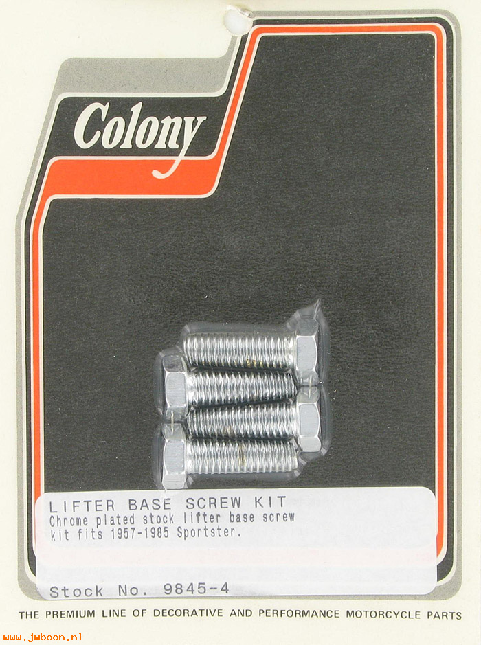 C 9845-4 (    4017): Lifter base screw kit, stock - Ironhead Sporty XL 57-85, in stock