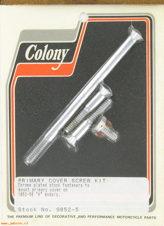 C 9852-5 (34957-52 / 2345 3728): Primary cover screws, stock - K-model, KH 52-56, in stock Colony