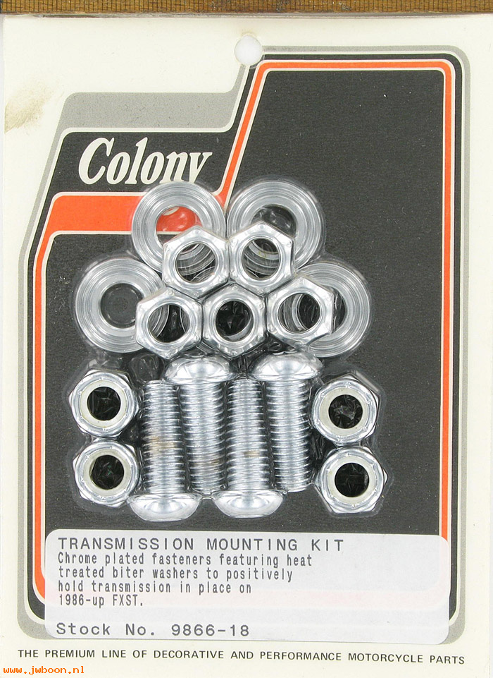 C 9866-18 (    4013): Transmission mounting kit - Softail, FXST '86-'99, in stock
