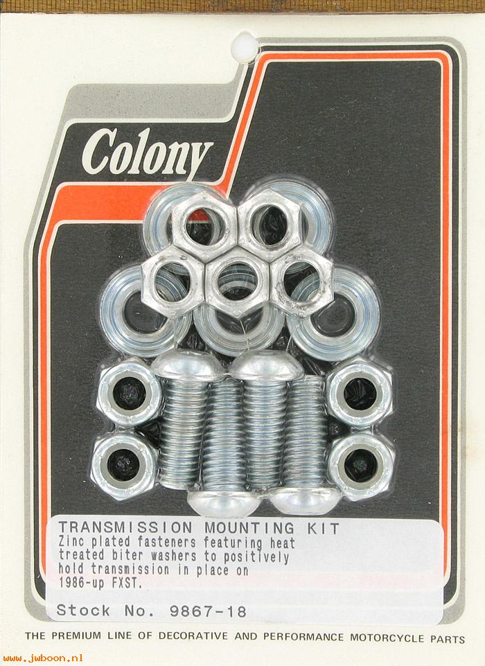 C 9867-18 (    4013): Transmission mounting kit - Softail, FXST '86-'99, in stock