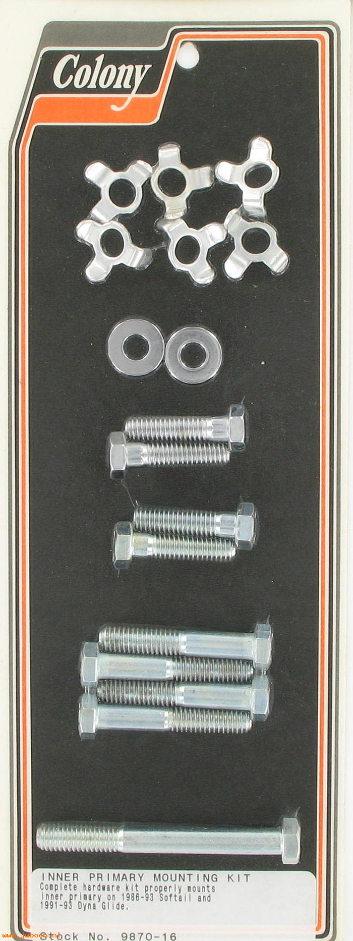 C 9870-16 (33318-85): Inner primary mounting kit - Softail '86-'93. Dyna 91-93 in stock