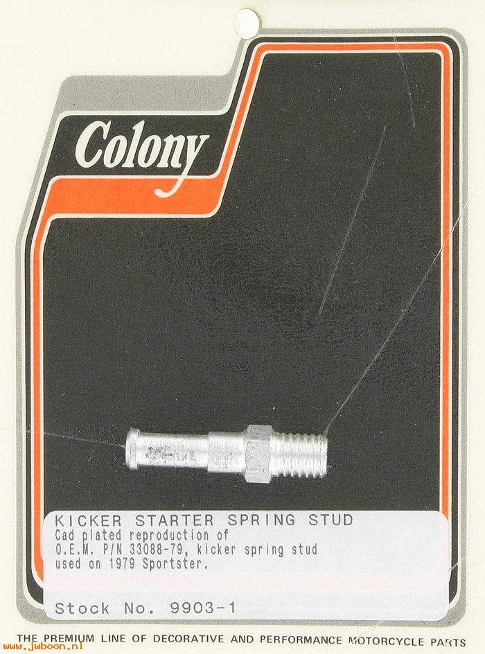 C 9903-1 (33088-79): Kick starter spring stud - Ironhead Sportster XLS 1979, in stock