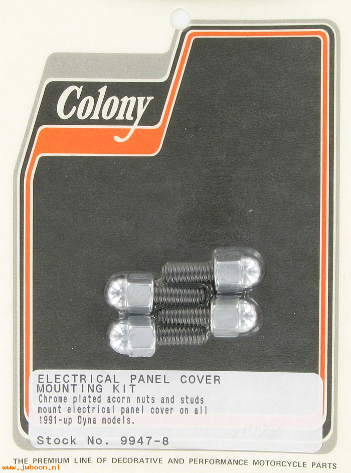 C 9947-8 (): Panel cover mounting kit, acorn, in stock Colony - FXD, Dyna '91-