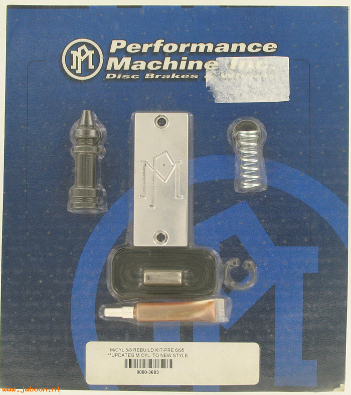 D 0060-3603 (): Performance Machine master cylinder 5/8" rebuild kit