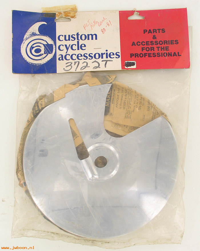 D 3722T (): Pair of brake rotor cover - Tour Glide FLT '80-'81, in stock
