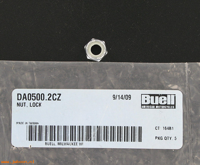   DA0500.2CZ (    7539Y): Nylock nut, 5/16"- 18 - NOS - Buell S2, X1, XB, 1125R