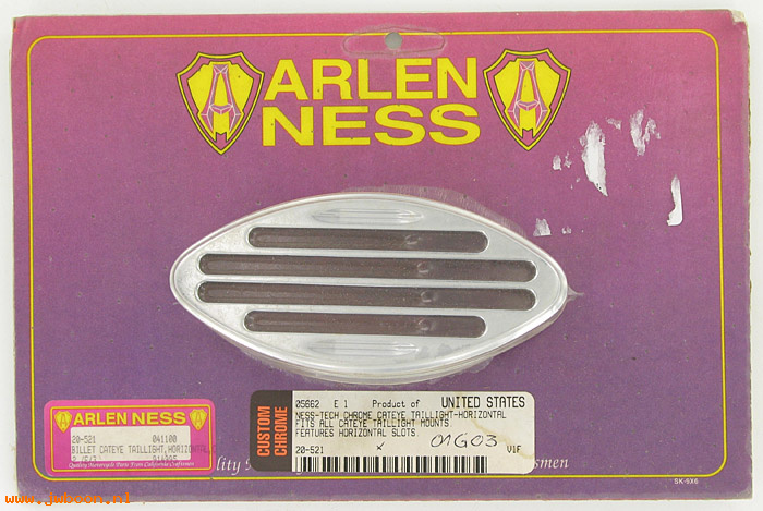 D CC05-662 (20-251): Arlen Ness "cateye" taillight, in stock