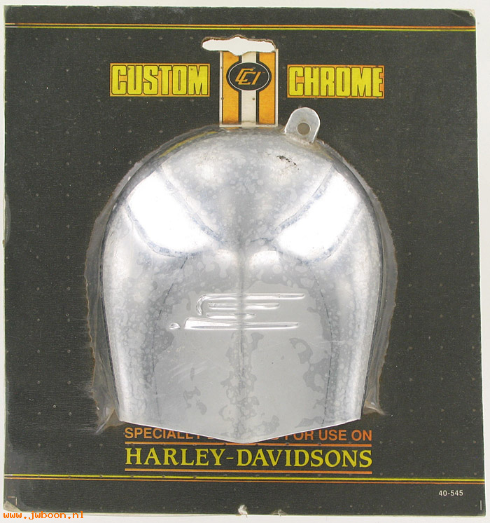 D CC09-858 (69017-76T): Custom Chrome Bird style horn cover, in stock