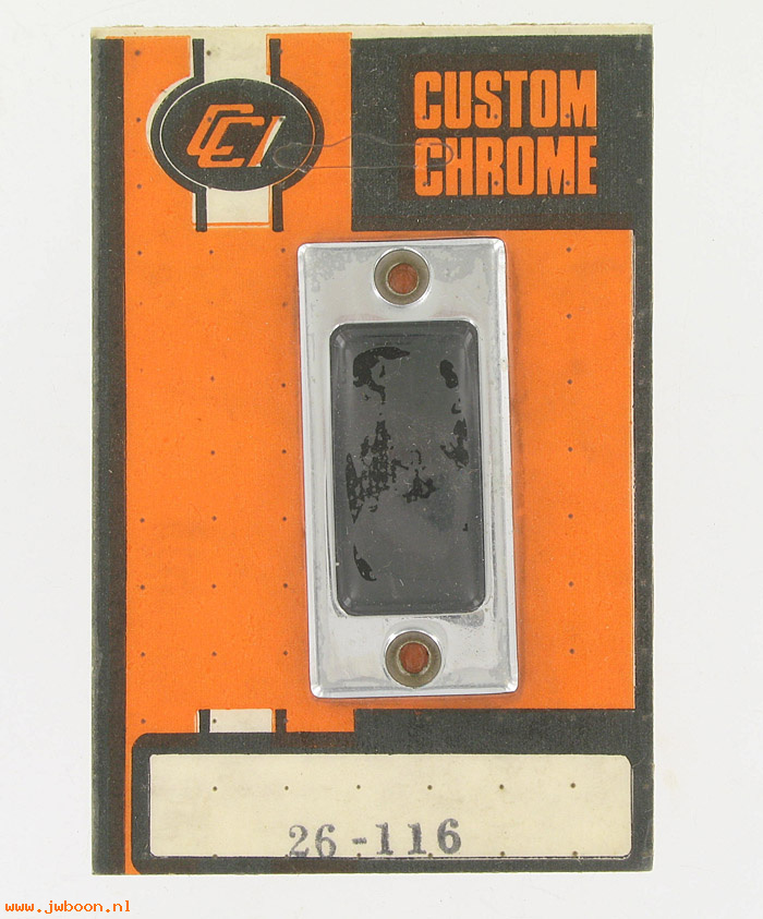D CC26-116 (42376-77A): Custom Chrome rear master cylinder cover