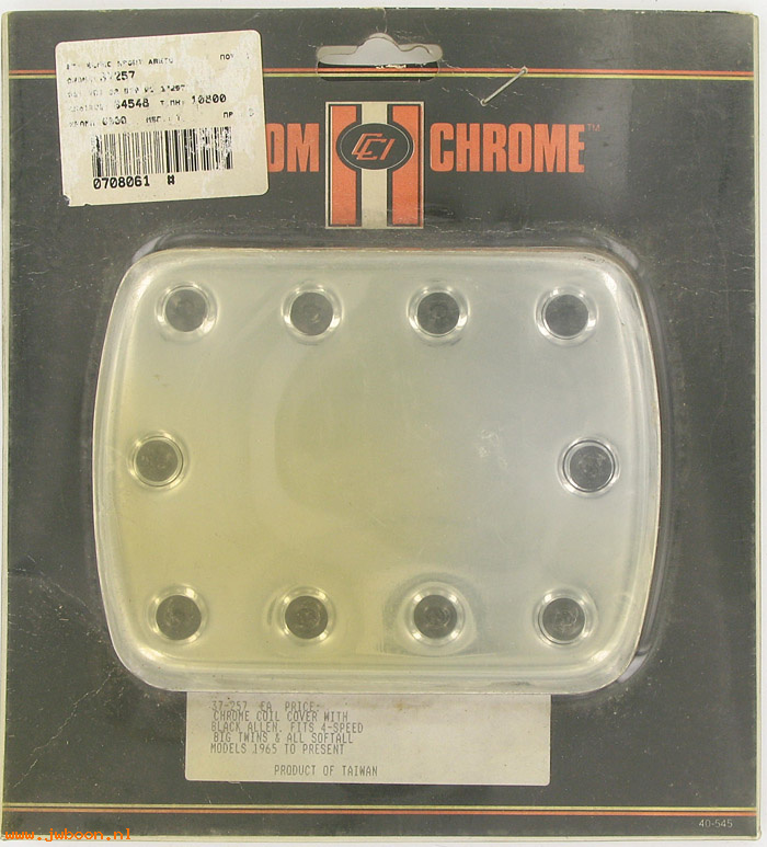 D CC37-257 (): Custom Chrome coil cover