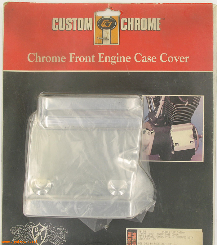 D CC46-248 (): Custom Chrome front engine case cover