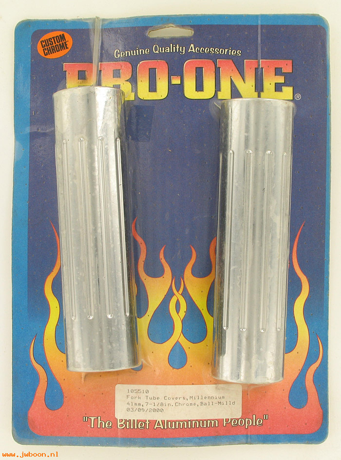 D CC65-334 (105510): Pro-One billet fork tube covers
