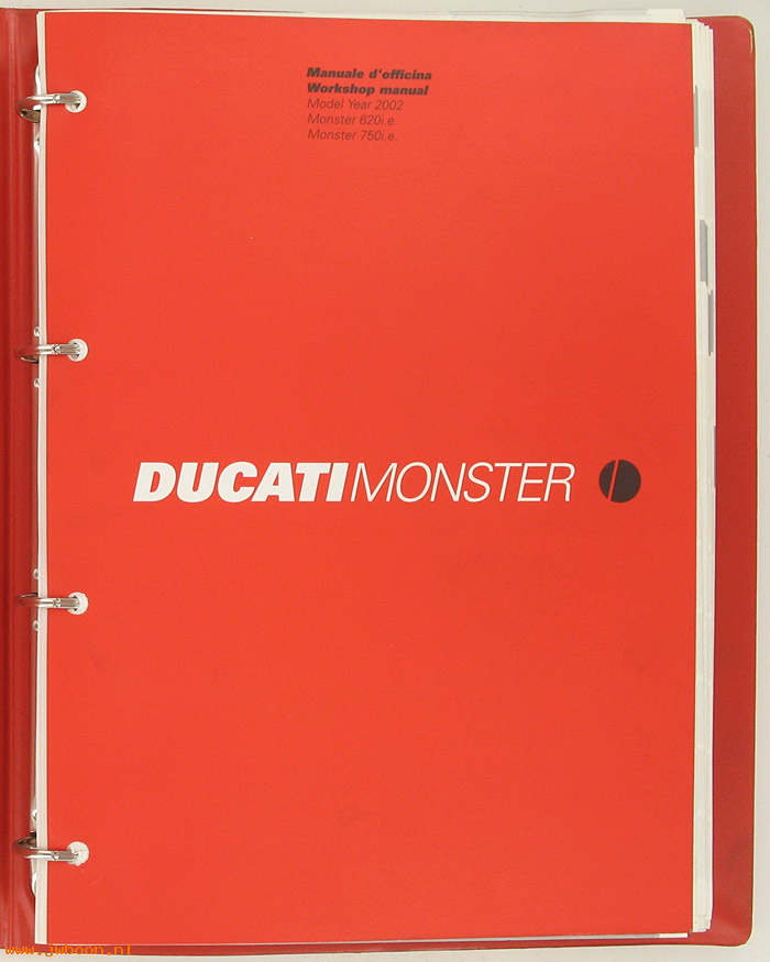D D11 (): Ducati Monster 620ie / 750ie original workshop manual 2002