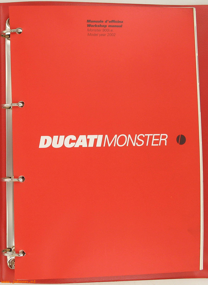 D D12 (): Ducati Monster 900ie original workshop manual 2002