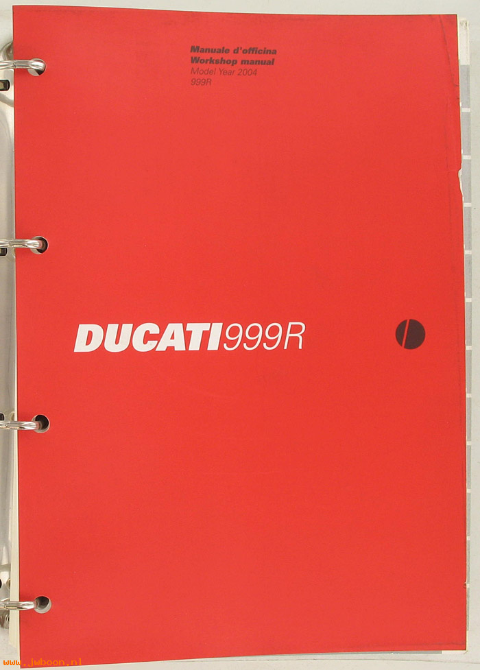 D D14 (): Ducati 999R original workshop manual 2004